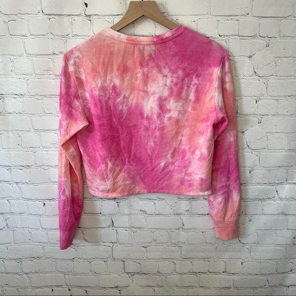 Kittenish x Juicy Couture Tie Dye Boxing Long Sleeve Top Pink Size Small NWT - Picture 5 of 13